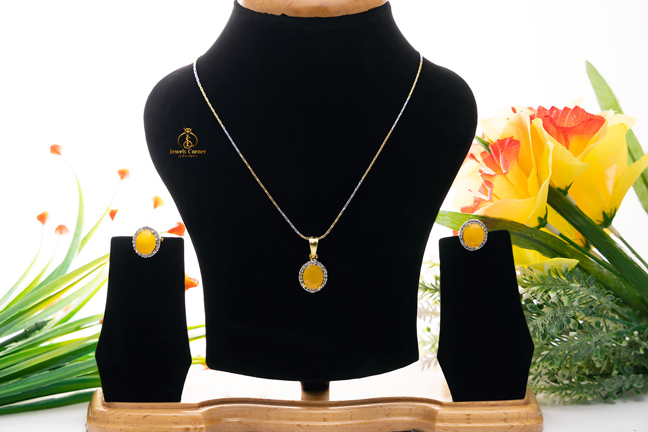 Yellow AD pendant set