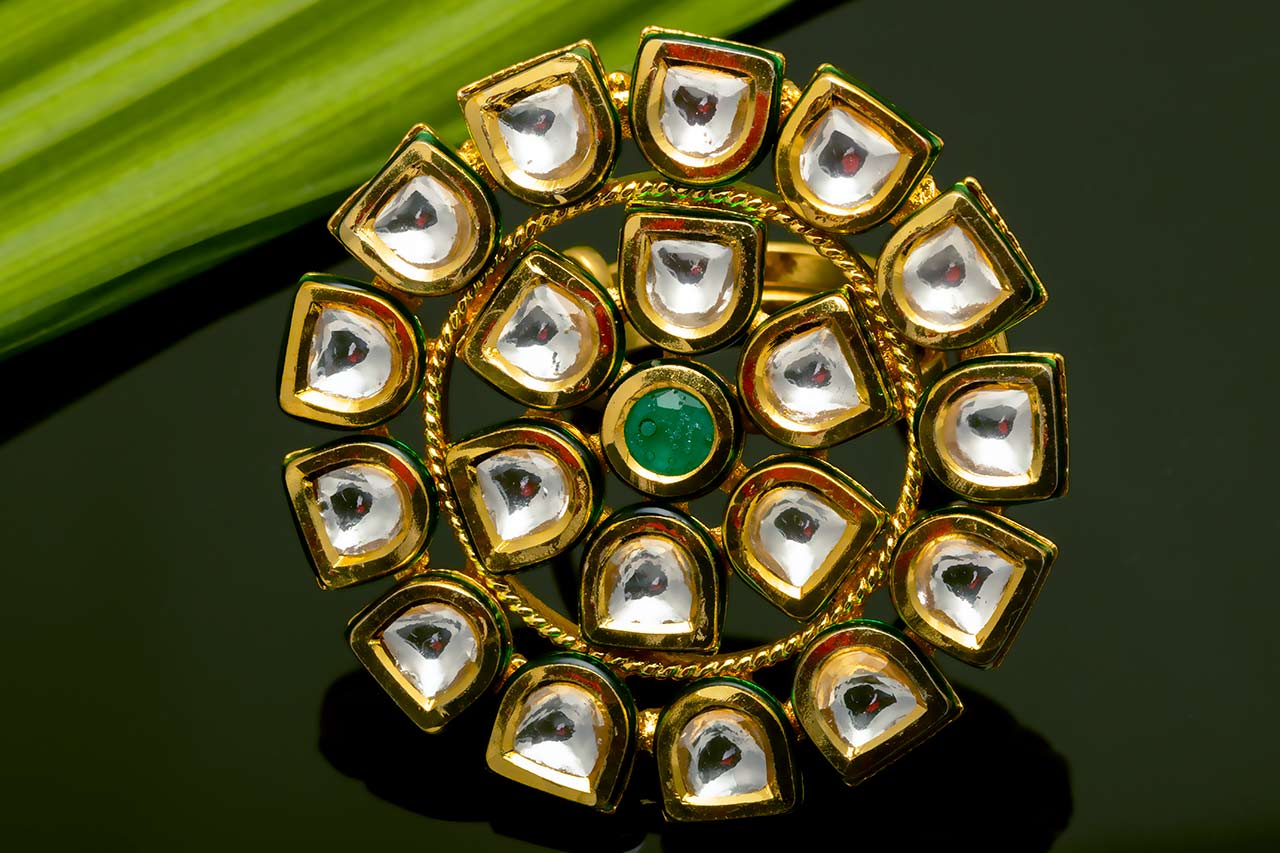 Original Kundan Cocktail Ring