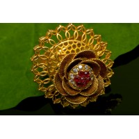 Double layered Flower Ring