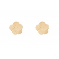 beautiful coin pattern studs