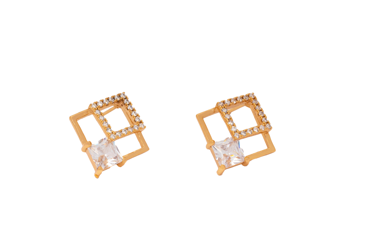 Geomatric shape studs