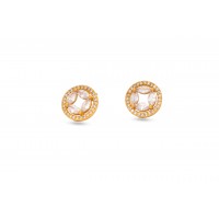 Rosegold Round Studs