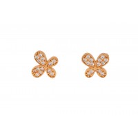 Sparkling butterfly small studs