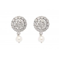 Silver Embellished AD Studs 