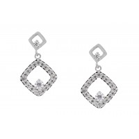 Stunning Square Dangling Stud