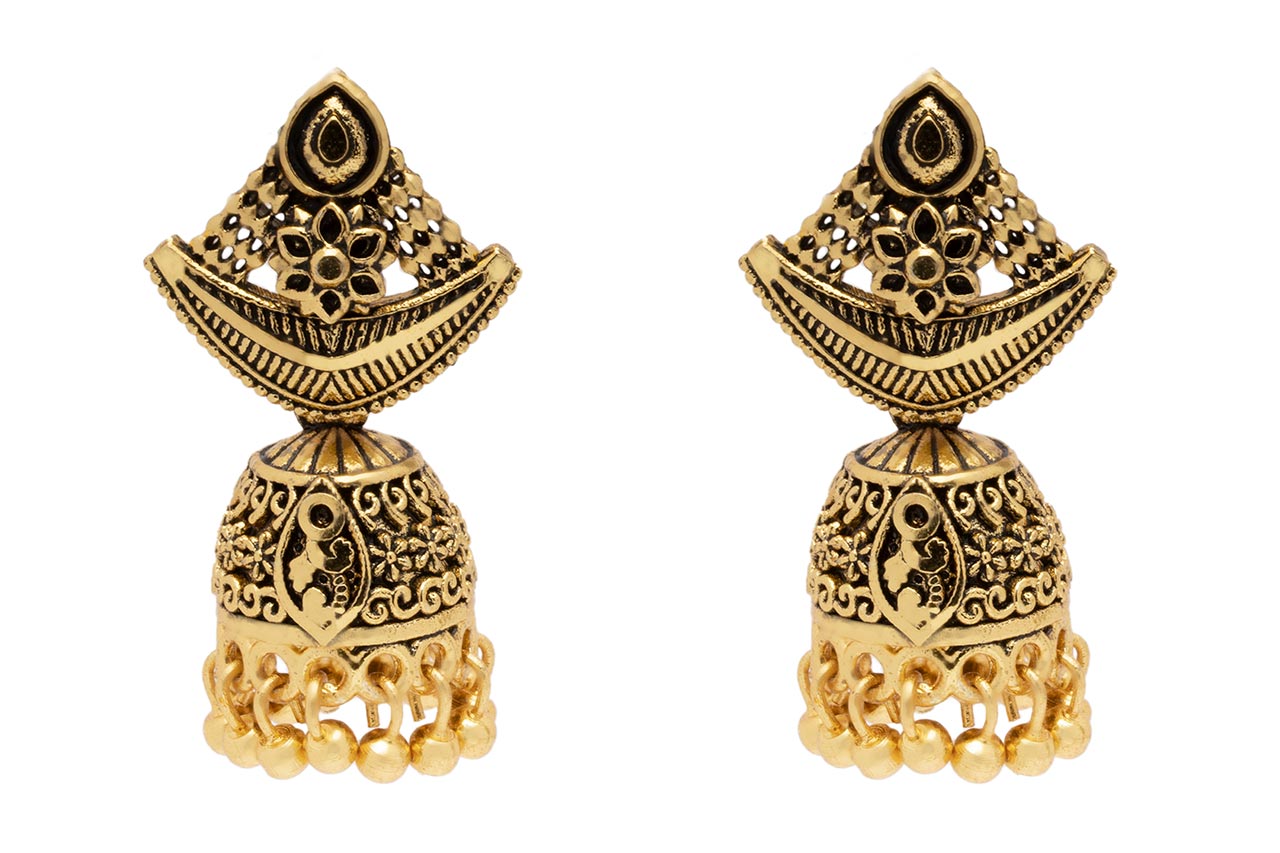 Golden Small Jumki Drop