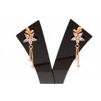 Tassel drop with flower pattern
