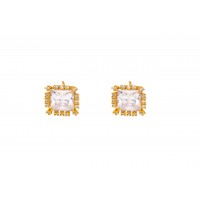 Rosegold Square Studs