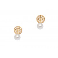 Stunning AD studs with little pearl