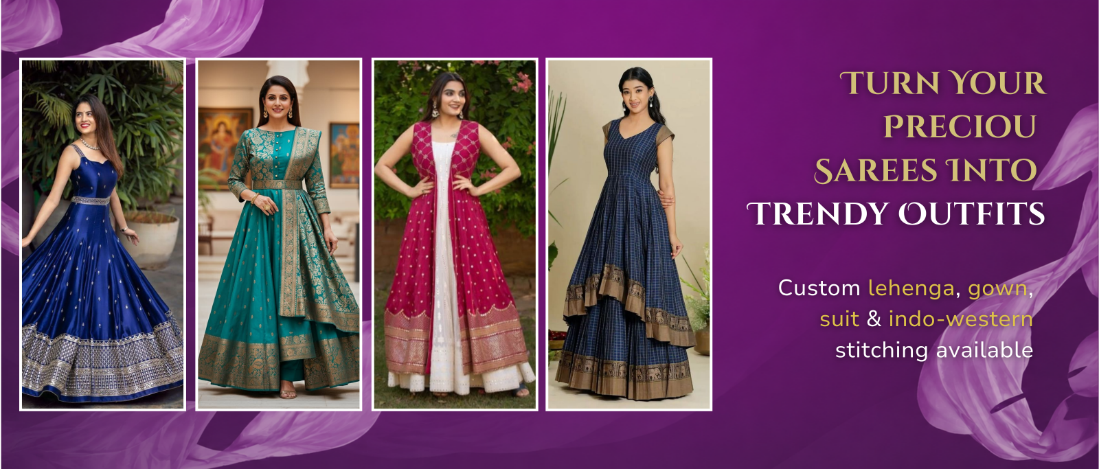 chnge saree to dress